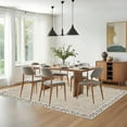 thumbnail image 1 of Hasoo Washable Living Room Area Rug 5x7 Modern Floral Border Non-Slip Soft Low Pile Indoor Light Camel Carpet, 1 of 6