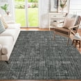 thumbnail image 1 of Hasoo Washable Living Room Area Rug 9x12 Large Modern Solid Non-Slip Soft Foldable Indoor Gray Neutral Carpet, 1 of 5