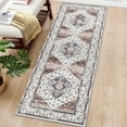 thumbnail image 1 of Hasoo Washable Runner Rug 2' x 6' Boho Entryway Ultra-Soft Indoor Rug Vintage Non Slip Rust Red Rug, 1 of 7