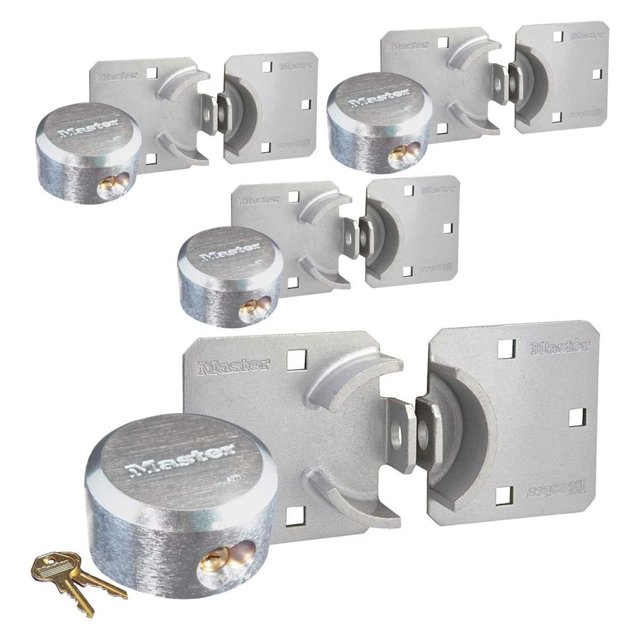  Hasp/Hidden Shackle (4) Keyed Alike Padlocks 7706271NKA4 w/BumpStop