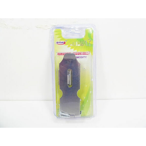 Hasp Lock Padlock Key Locking Clasp Staple Hasps Steel Light Duty with Screws