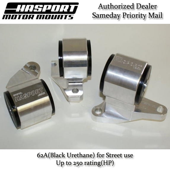 Hasport Mounts 90-91 Integra/92-93 GSR B-Series Cable Trans Mount Set DA1STK-62A