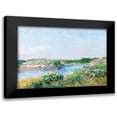 thumbnail image 1 of Hassam, Childe 24x18 Black Modern Framed Museum Art Print Titled - The Little Pond-Appledore, 1 of 5