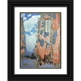 thumbnail image 1 of Hassam, Frederick Childe 11x14 Black Ornate Wood Framed with Double Matting Museum Art Print Titled - Fourth of July, 1 of 4