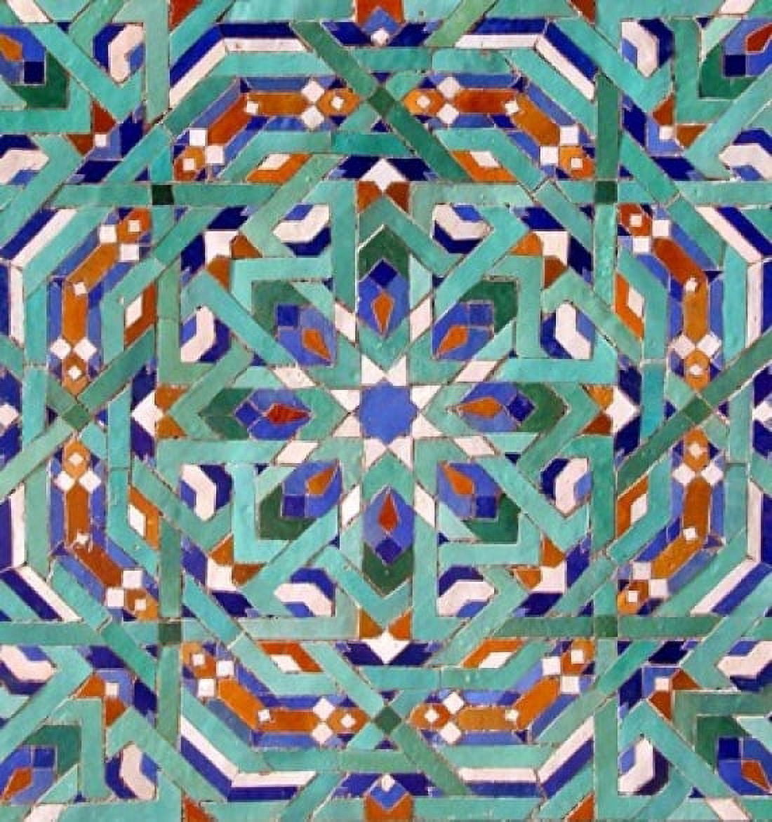 Hassan II Mosque Mosaic Casablanca Canvas Art - Kymri Wilt DanitaDelimont (16 x 17)