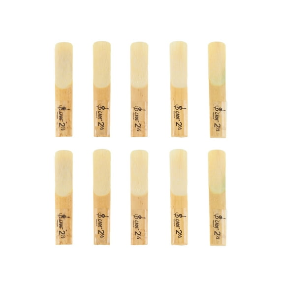 Hassch 10Pcs Wooden Beating Reeds For Clarinet Yellow