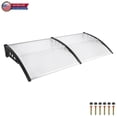 thumbnail image 1 of Hassch 200 x 96cm Household Application Door & Window Awnings, Black Holder, 1 of 7