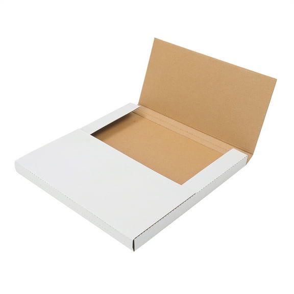 Hassch 25pcs Album Paper Box, White Vinyl Record LP Shipping Mailer Boxes, Record Album Mailers, Home Storage Cardboard Boxes, Album Boxes for Keepsake Books Photos Office File