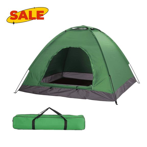 Hassch 3-4 Person Dome Tent for Camping, Lightweight Portable Backpacking Tent with Carrying Bag, Easy Set Up Outdoor Waterproof Hiking Tent for Adults, Army Green