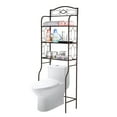 thumbnail image 1 of Hassch 3-Tier Over The Toilet Storage Rack, Freestanding Bathroom Space Saver, Brown, 1 of 7