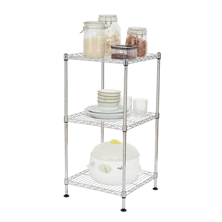 Home it USA 14-in W x 16-in H 3-Tier Freestanding Metal Can Rack in the  Cabinet Organizers department at