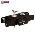 thumbnail image 1 of Hassch 47.2" Rectangular Storage Coffee Table with 4 Drawers & Hidden Compartments, Modern Multifunctional Table with Solid Wood Legs & Metal Handles, Brown, 1 of 9