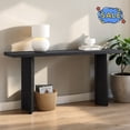 thumbnail image 1 of Hassch 63 Inch Console Table, Simple Entryway Table, Behind Couch Table for Living Room, Hallway, Foyer, Black, 1 of 8