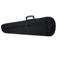 thumbnail image 1 of Hassch Durable Cloth Fluff Triangle Shape Case with Beige Lining for 4/4 Violin Black, 1 of 5