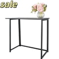 thumbnail image 1 of Hassch Folding Desk for Small Spaces, 32 Inch Computer Table for Home Office Bedroom, Black, 1 of 7