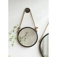 thumbnail image 1 of Hassch Round Wall Mirror - Circle Mirror 19.5 Inch Metal Framed Wall Mounted, Round Mirror with Hang Rope, Rustic Farmhouse Decorative for Bathroom, Living Room, Bedroom,Vanity,Entryway, Black, 1 of 6