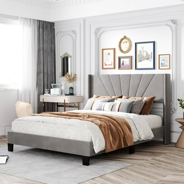 Inexpensive online upholstered beds