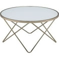 thumbnail image 1 of Hassch Valora Coffee Table In Champagne & Frosted Glass, 1 of 2