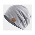 thumbnail image 1 of Hassda Clearance! Men Womens Autumn And Winter Square Pile Hat Lattice Pile Of Hats Retro Warm Fashion Hat Gray One Size Overstock Items Clearance All Prime, 1 of 3