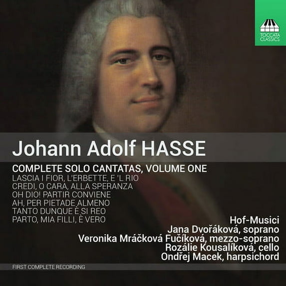 Hasse,Johann / Dvorakova,Jana / MacEk,Ondrej - Complete Solo Cantatas 1 - Music & Performance - CD