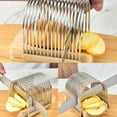 thumbnail image 1 of Hasselback Potato Slicer with Adjustable for Onion and Tomato Cutting Kitchen Tool, 1 of 6