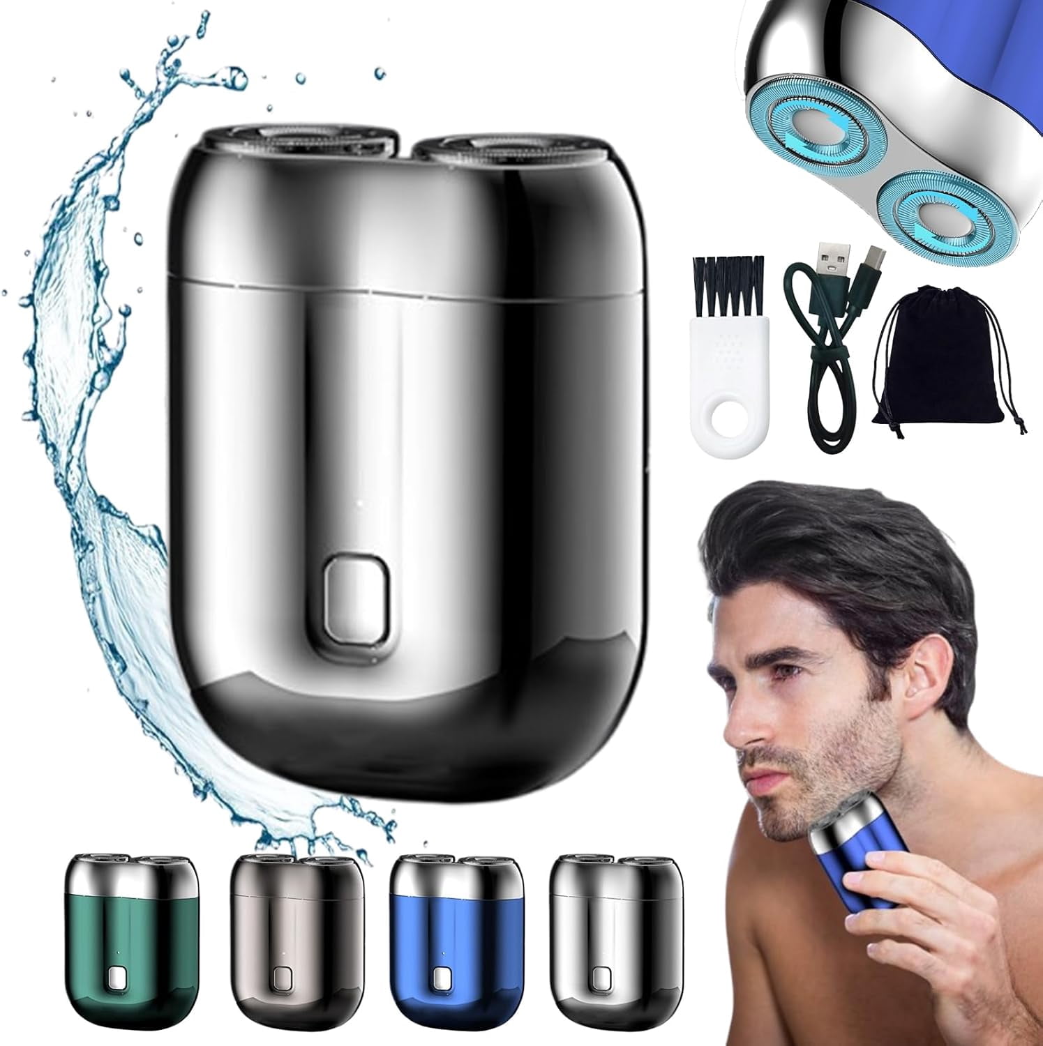 Hassignment Shaver, 2025 New Upgrade Pocket Shaver USB Mini Shavers for ...