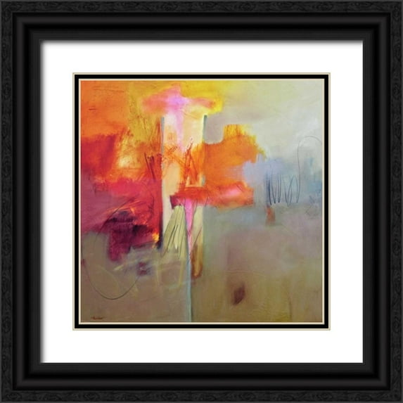 Hassler, Pam 12x12 Black Ornate Wood Framed with Double Matting Museum Art Print Titled - Second Chances III