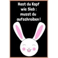 thumbnail image 1 of Hast du Kopf wie Sieb : musst du aufschreiben !: Notizblock 120 Seiten weiß gepunktet. (Paperback), 1 of 1