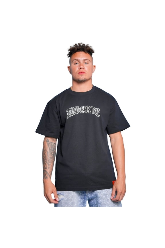 Men DP Muerte OE Rhinestone Tee (Black)