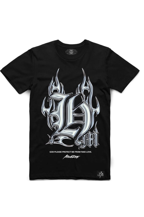 Men MT HM OE Chrome Black Tee (Black)