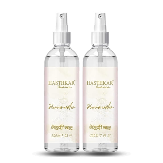 Hasthkar Premium Henna Water Hair Toner For Men & Women | Anti-Dandruff Hair Care Toner, 100% Pure and Natural (200ml)(Pack of 2)