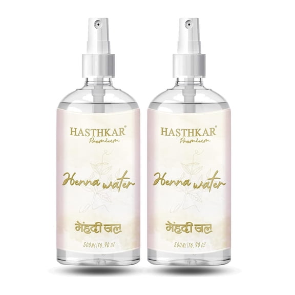 Hasthkar Premium Henna Water Hair Toner For Men & Women | Anti-Dandruff Hair Care Toner, 100% Pure and Natural (500ml)(Pack of 2)