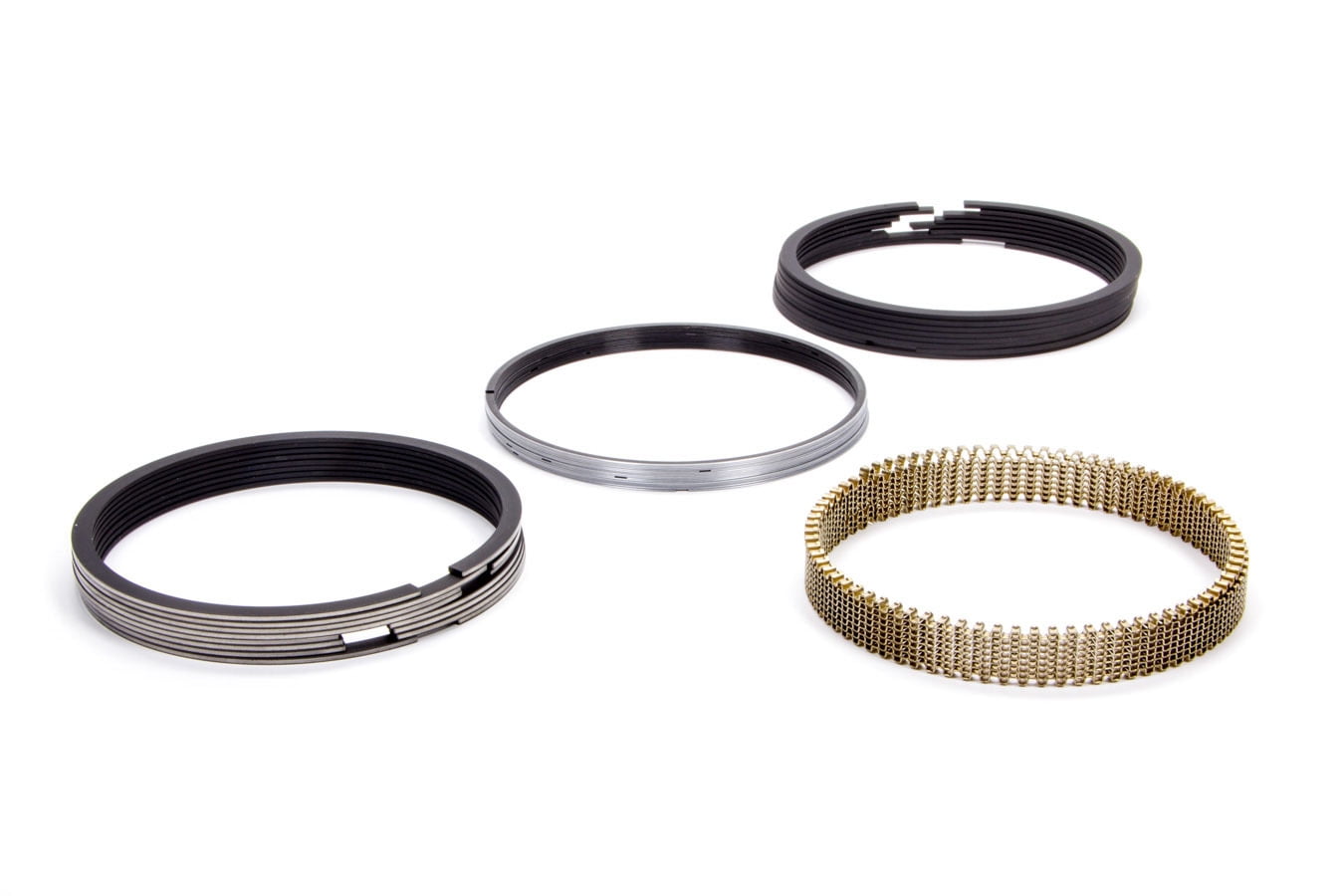 Hastings Piston Rings 2M5538030 8Cyl Ring Set; Plasma Moly