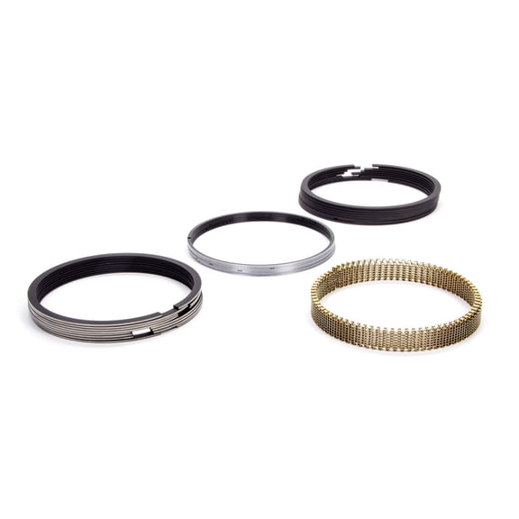 Hastings Piston Rings 2M5538030 8-Cyl Ring Set; Plasma Moly