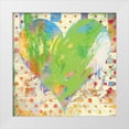thumbnail image 1 of Hastings, Porter 12x12 White Modern Wood Framed Museum Art Print Titled - Carnival Heart, 1 of 4