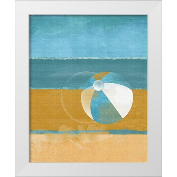 Hastings, Porter 12x14 White Modern Wood Framed Museum Art Print Titled - Bay Shore