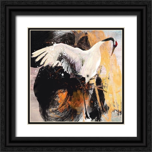 Hastings, Porter 15x15 Black Ornate Wood Framed with Double Matting Museum Art Print Titled - Firebird Suite