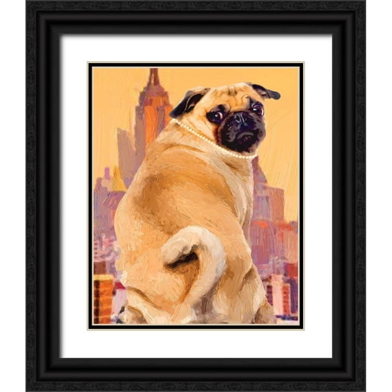 Hastings, Porter 26x32 Black Ornate Wood Framed with Double Matting Museum Art Print Titled - Audrey