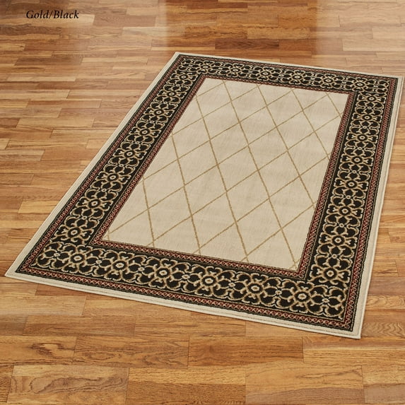 Hastings Traditional Lattice Area Rug 63 x 90 Rectangle