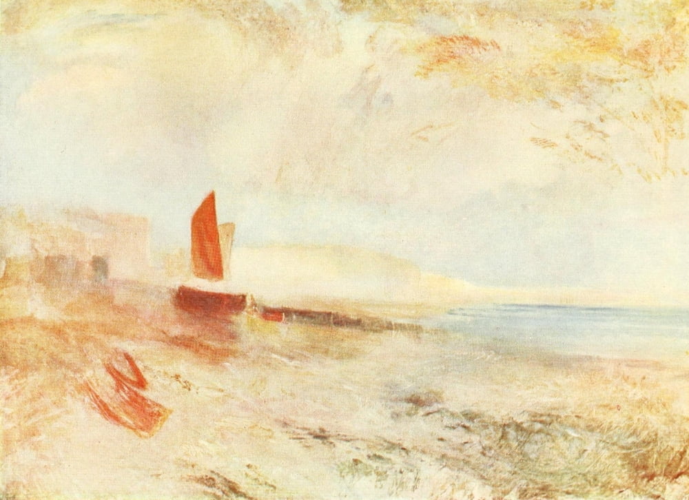 Hastings Turner 1907 Canvas Art - JMW Turner (24 x 36)