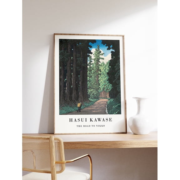 Hasui Kawase Road to Nikko Traditional Japanese Asian Wall Art Print Unframed Paper Print