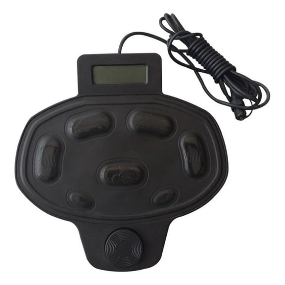 Haswing Black 433 H Z Wired Foot Controller/Foot Pedal for Electric Bow Mount or Transom Trolling Motor Accessory for Bass, Jon, Pontoon, Inflatable Boats, Not for GPS Motor