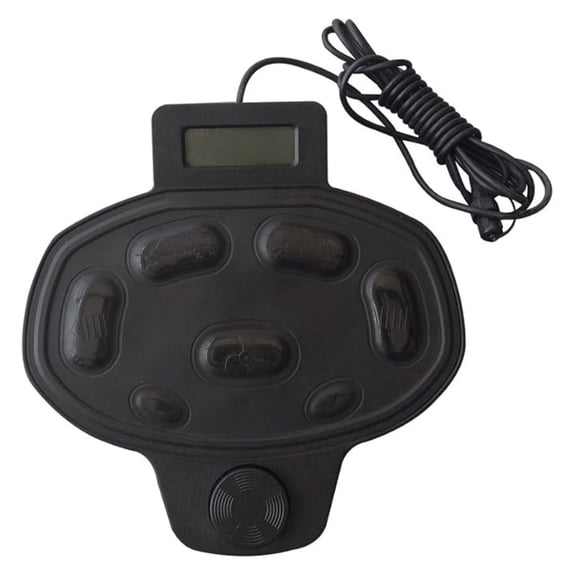 Haswing Black 433 H Z Wired Foot Controller/Foot Pedal for Electric Bow Mount or Transom Trolling Motor Accessory for Bass, Jon, Pontoon, Inflatable Boats, Not for GPS Motor