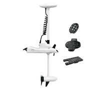 Haswing White Freshwater Foot Steer 48" Shaft 55 lb Thrust Electric Trolling Motor