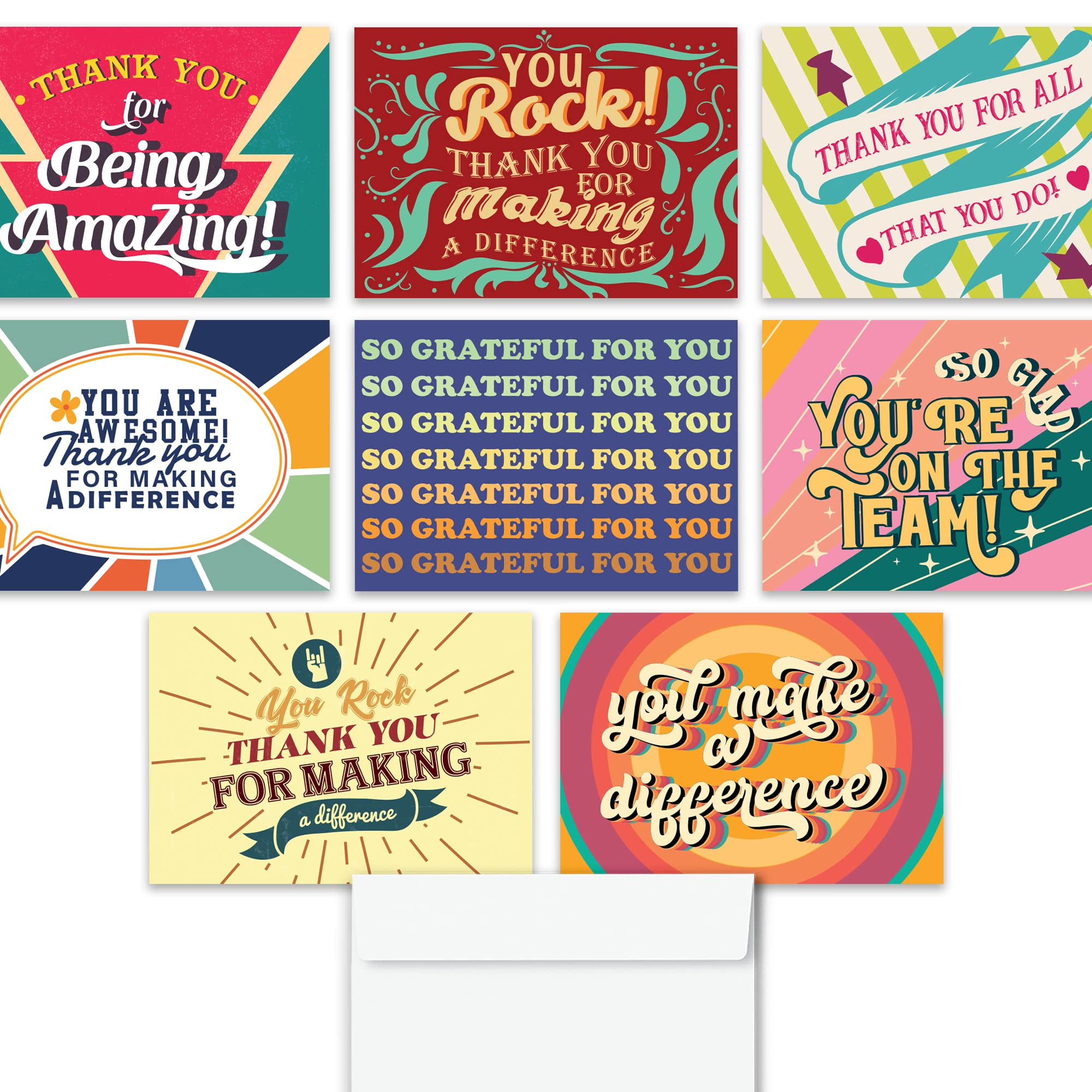 hat-acrobat-employee-appreciation-cards-with-envelopes-24-encouragement-cards-to-inspire-your-team-staff-students-or-the-perfect-appreciation-gifts-compliment-8-designs-walmart-com