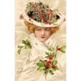 thumbnail image 1 of Hat Adorned With Holly Poster Print By Mary Evans Picture Librarypeter & Dawn Cope Collection, 1 of 3