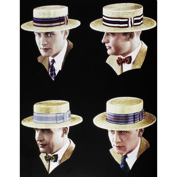 Hat Advertisement 1927. Namerican Advertisement For Georges Meyer Hats 1927. Poster Print by