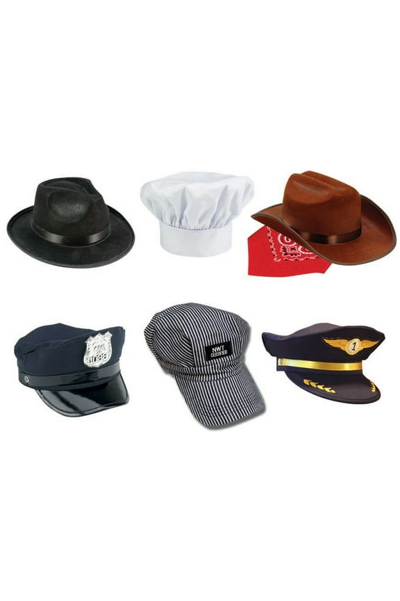 Hat Assortment (6 Piece Bundle)