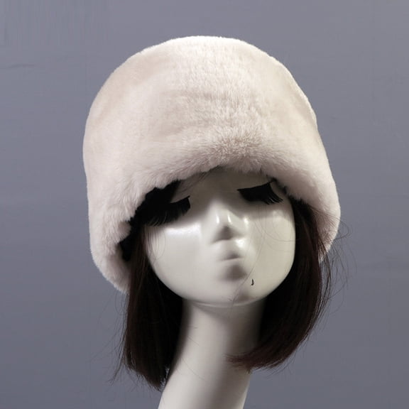 Hat Autumn Winter Hat Plush Bucket Hat Unisex Fashion Warm Hat Fashion Accessory for Outdoor Activity
