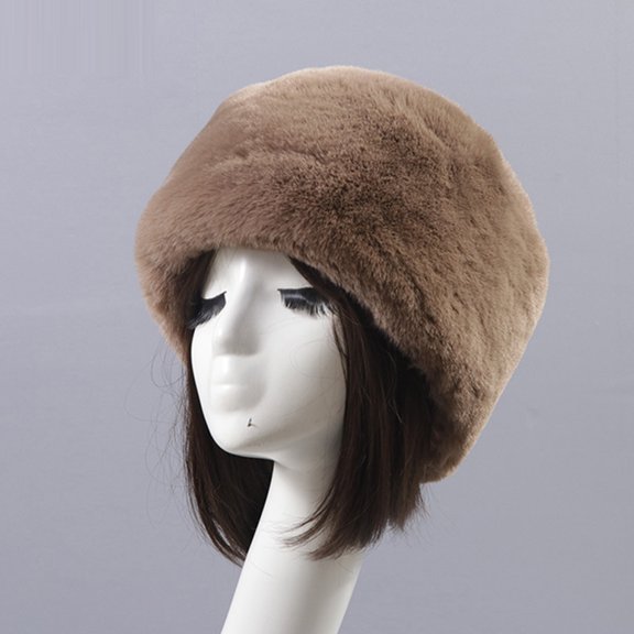 Hat Autumn Winter Hat Plush Bucket Hat Unisex Fashion Warm Hat Fashion Accessory for Outdoor Activity